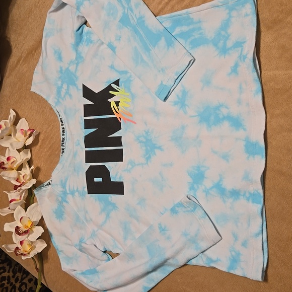 PINK Victoria's Secret Scoop Neck Sweatshirt - Picture 1 of 11
